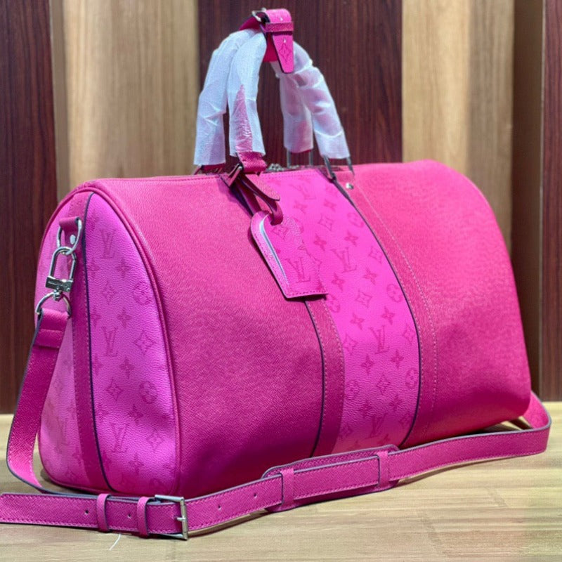 Sneakerhill - Keepall 45 Taigarama Rose Pink Weekend/Travel Bag - sneakerhillcom