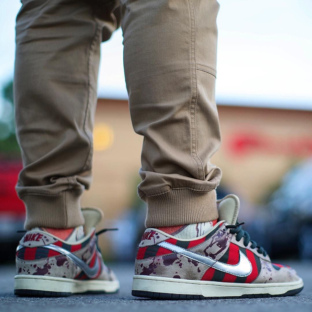 Custom SB Dunk Low “Freddy Krueger” - sneakerhillcom