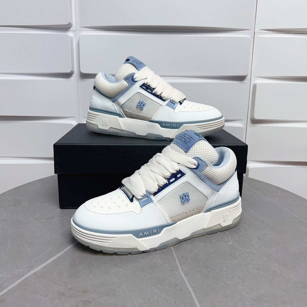 AMR MA-1 White and Blue Sneakers-131 - sneakerhillcom