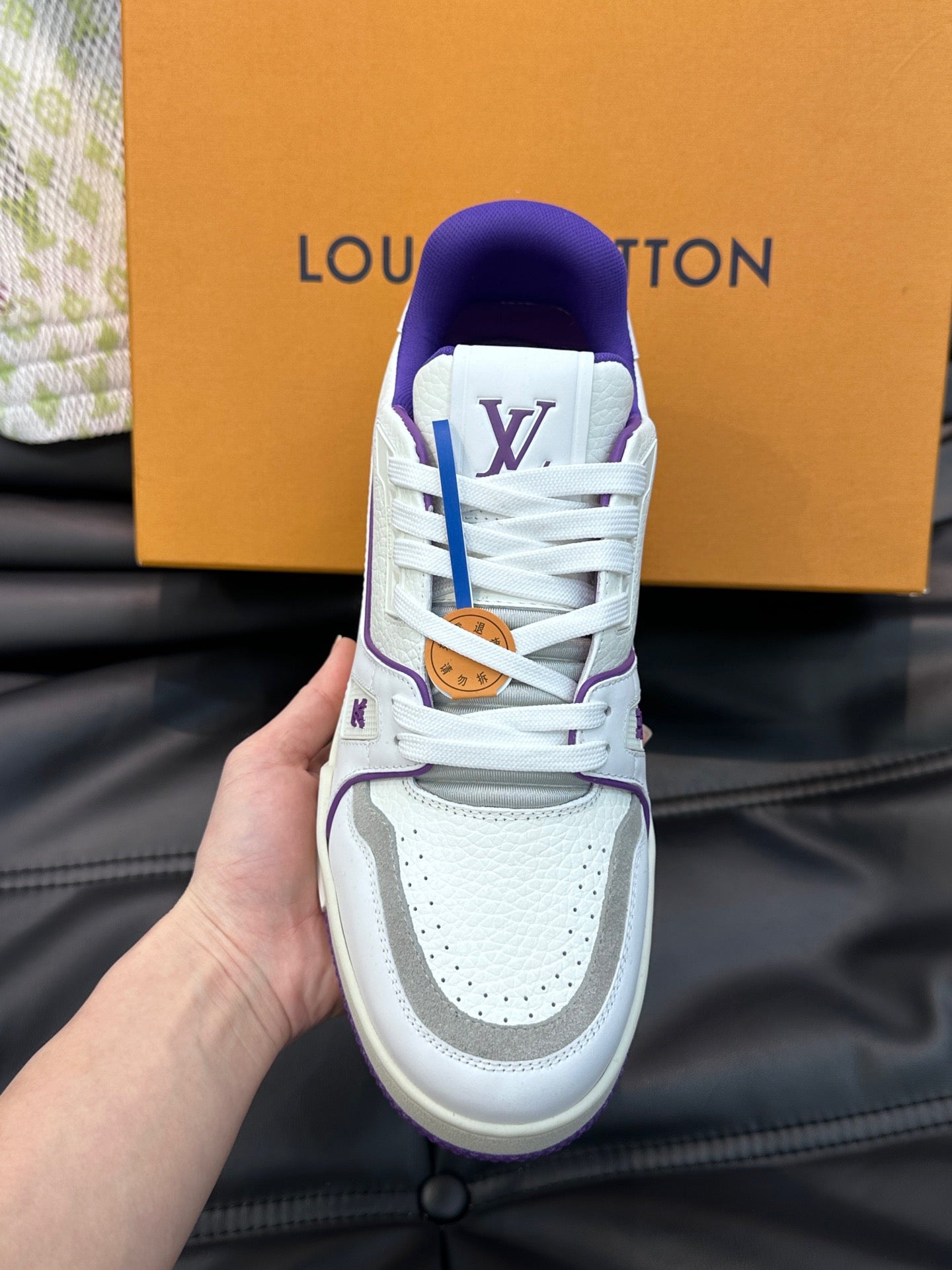 LUV Women's Purple and White Trainer  Sneakers-096 - sneakerhillcom