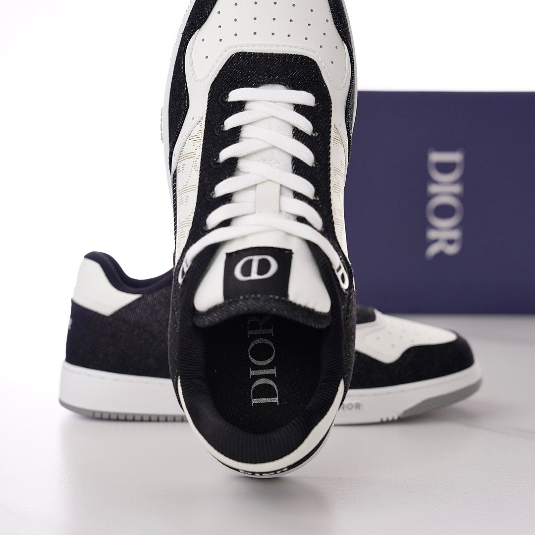 DOR B27 Low-Top Black and White Sneakers-120 - sneakerhillcom