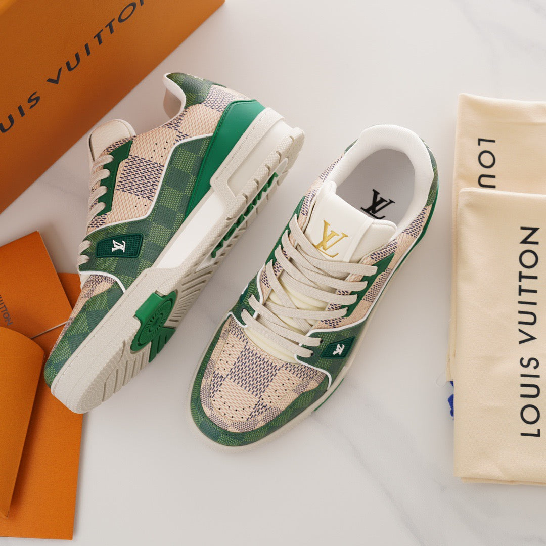 LUV Trainer Green Sneakers-104 - sneakerhillcom