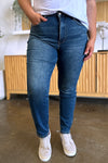 Judy Blue Full Size Tummy Control High Waist Slim Jeans Trendsi