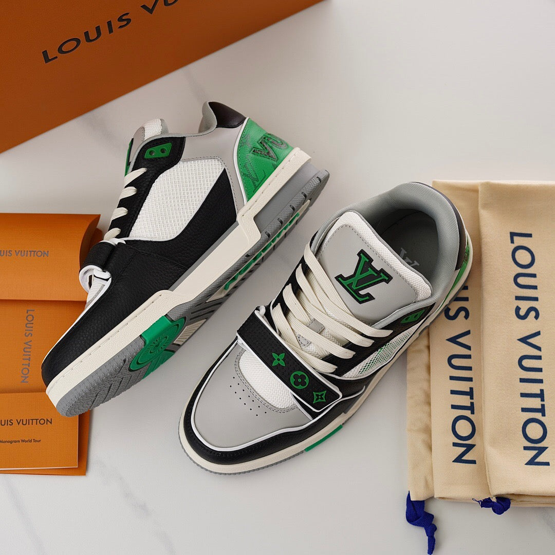 LUV Trainer Green Sneakers-093 - sneakerhillcom