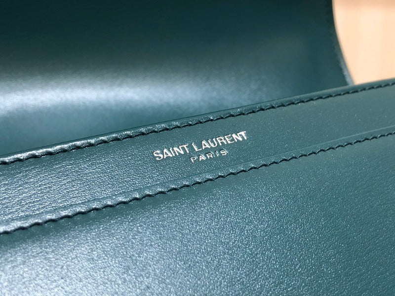 Sneakerhill - Solferino Medium Leather Bag Turquoise - sneakerhillcom