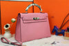 HMS Kelly 32cm Epsom Leather Handbag Pink Kilta bags