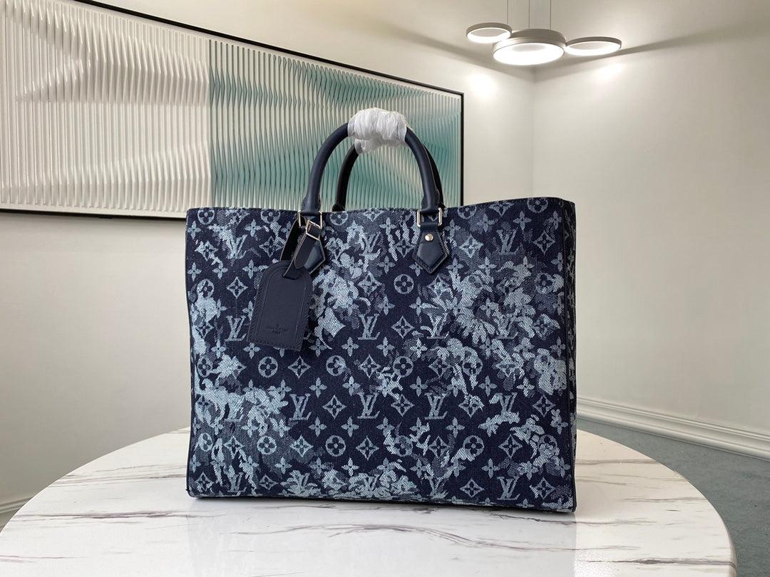 LV GRAND SAC Virgil Abloh Monogram Pastel Noir M57284 - sneakerhillcom