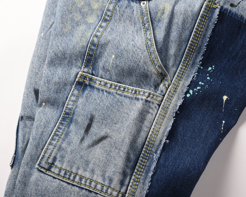 Sneakerhill Flare Denim - Patch-work Light - sneakerhillcom