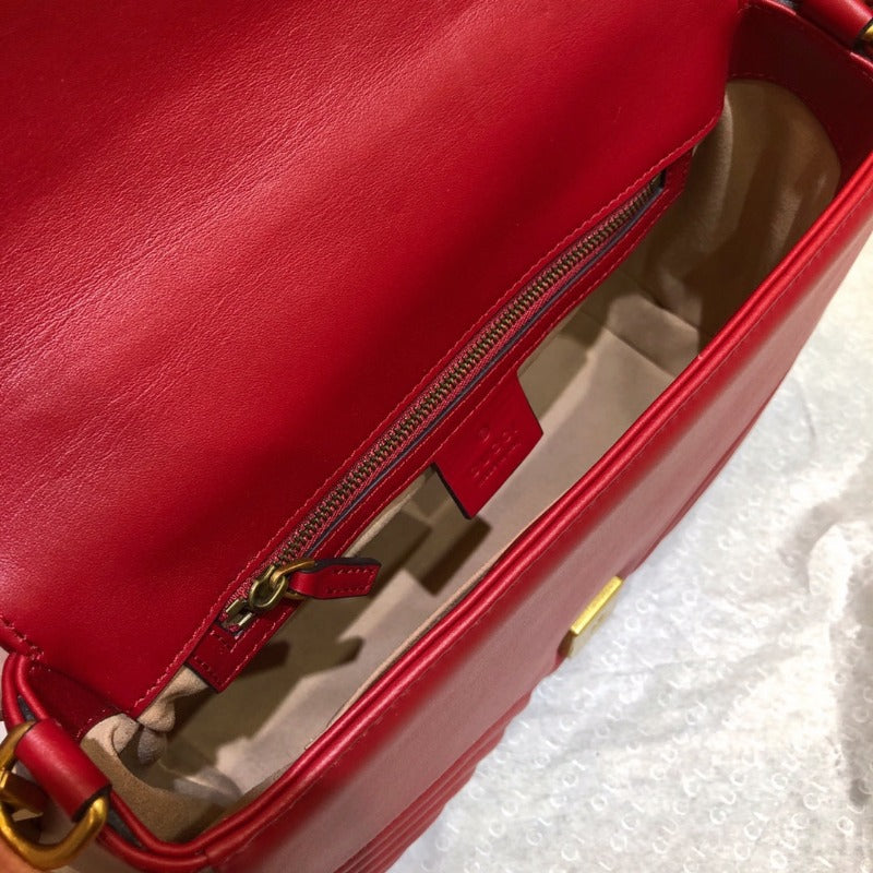 Sneakerhill - Marmont Handle Bag Red - sneakerhillcom