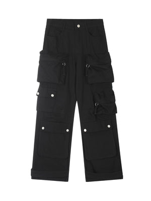 Sneakerhill Functional Multi-Pocket Work Pants - 2181