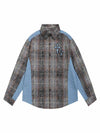 Sneakerhill High Street Ripped Patchwork Shirt SP240905SMSJ