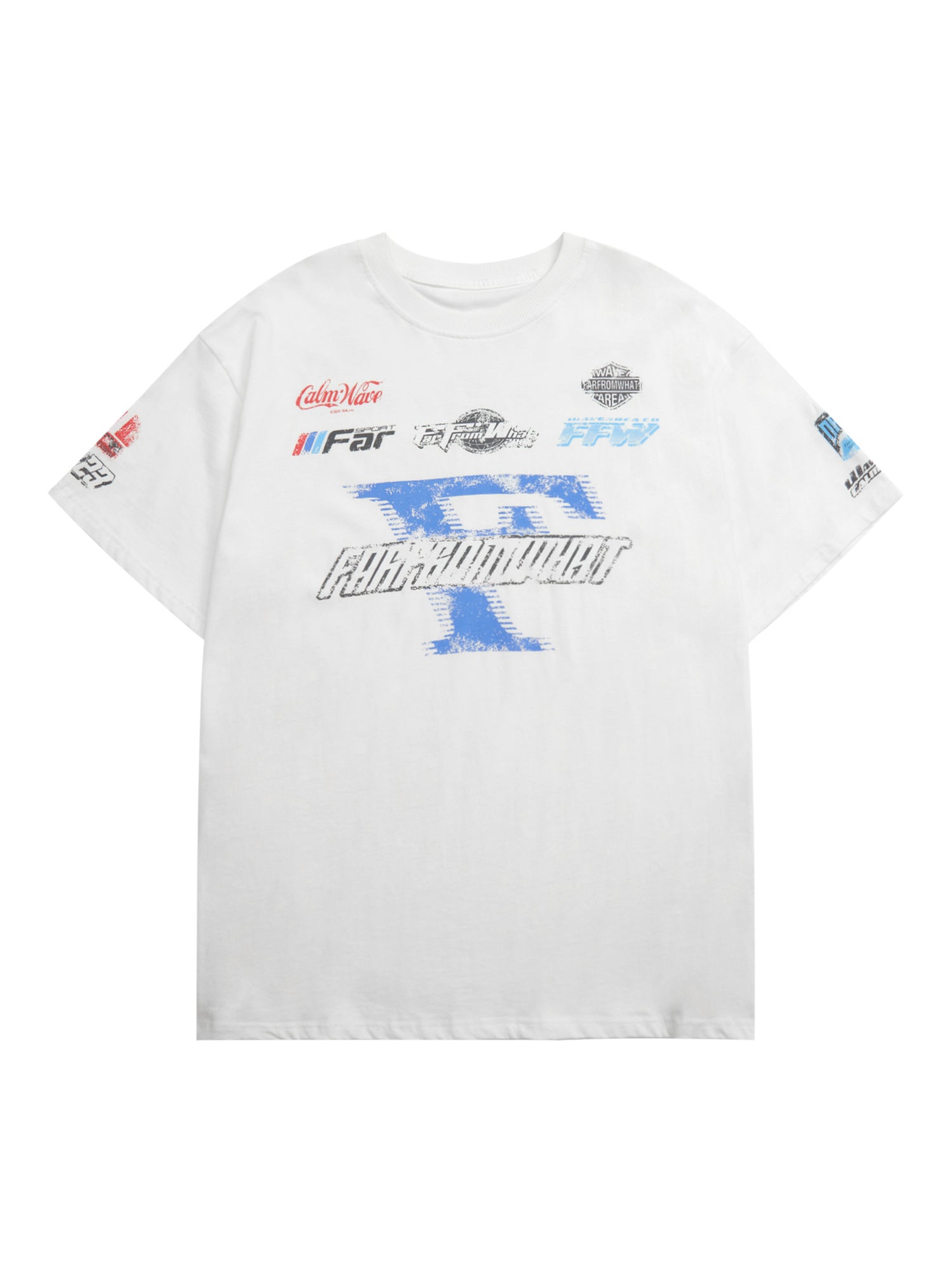 Sneakerhill Racing Afterimage Lettering T-shirt SP240220JE94