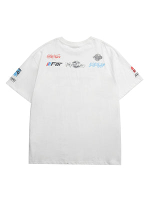 Sneakerhill Racing Afterimage Lettering T-shirt SP240220JE94