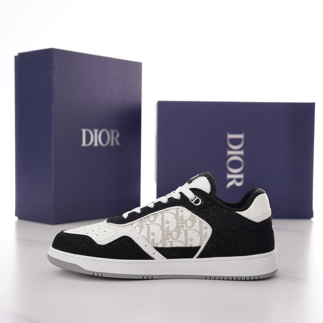 DOR B27 Low-Top Black and White Sneakers-120 - sneakerhillcom