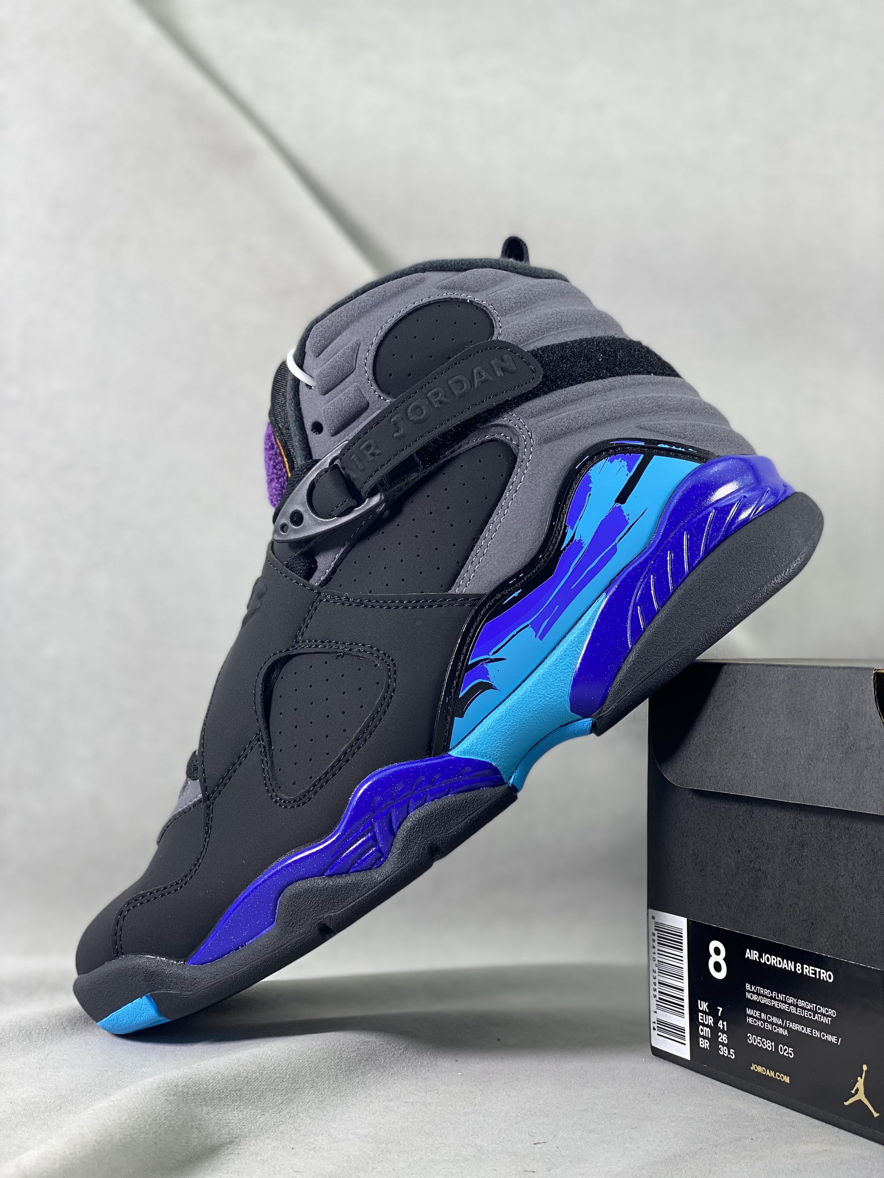 Custom Air Jordan 8 Aqua www.sneakerland.net