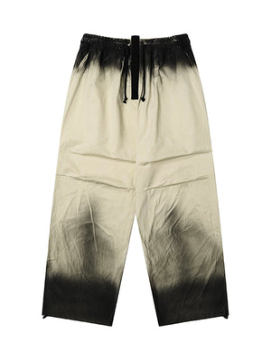 Sneakerhill Spray-painted Pleated Casual Pants