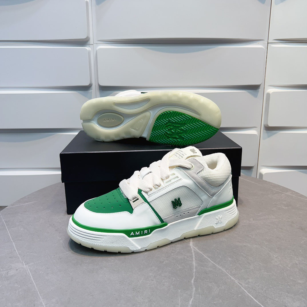 AMR MA-1 Green and White Sneakers-138 - sneakerhillcom