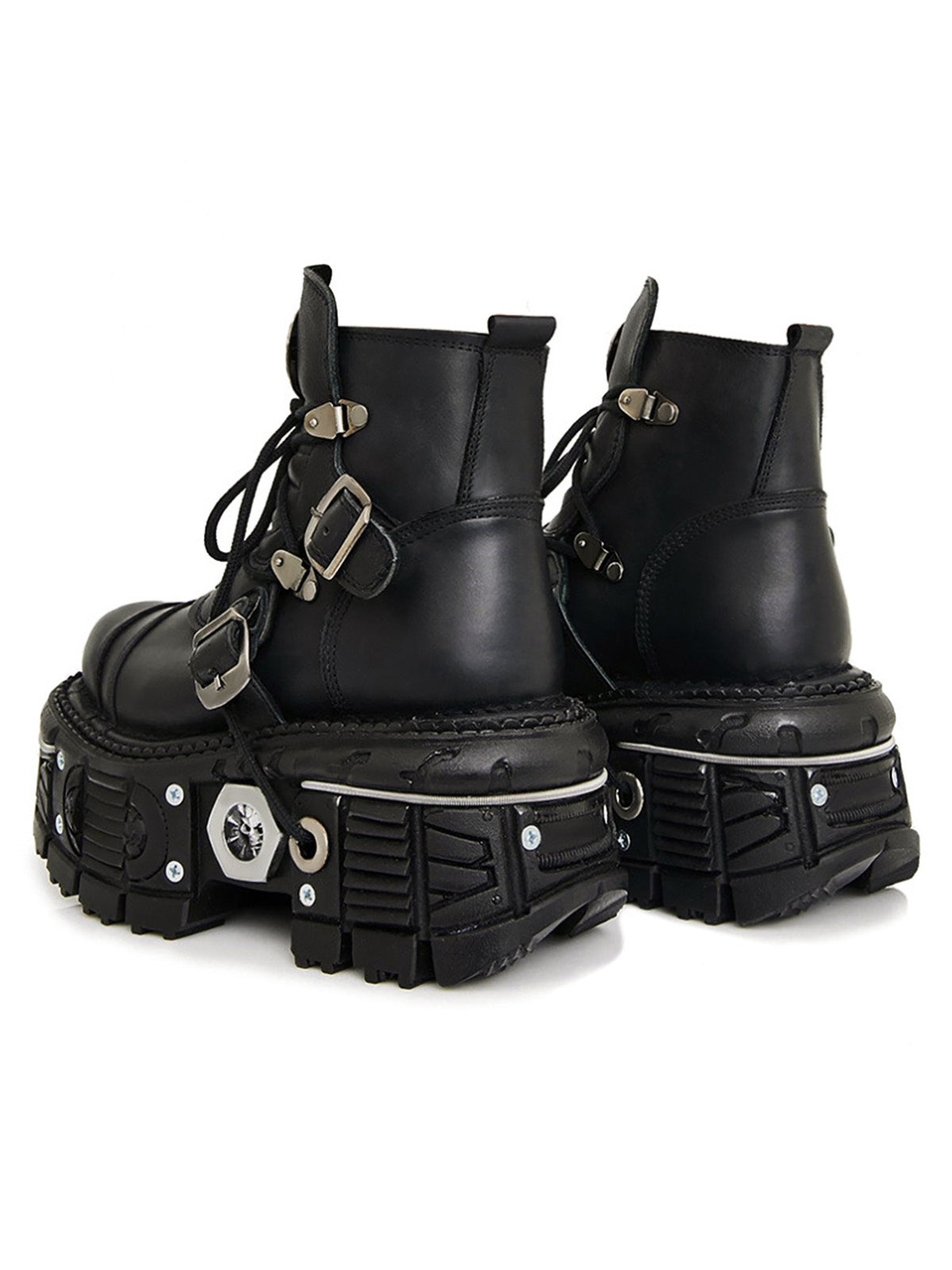 Sneakerhill Retro Punk Style Martin Boots - 2198