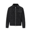 Suede Work Jacket - Black - sneakerhillcom