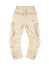 Sneakerhill Street Zipper Multi-pocket Work Pants - 1714