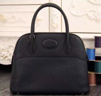 Bolide 31cm Togo Leather Black Bag Kilta bags