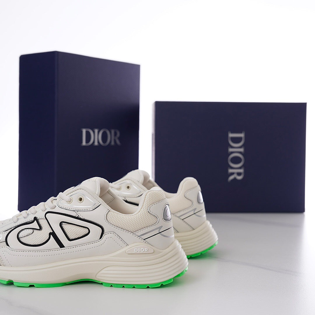 DOR B30  White Mesh and Technical Fabric Sneakers -114 - sneakerhillcom