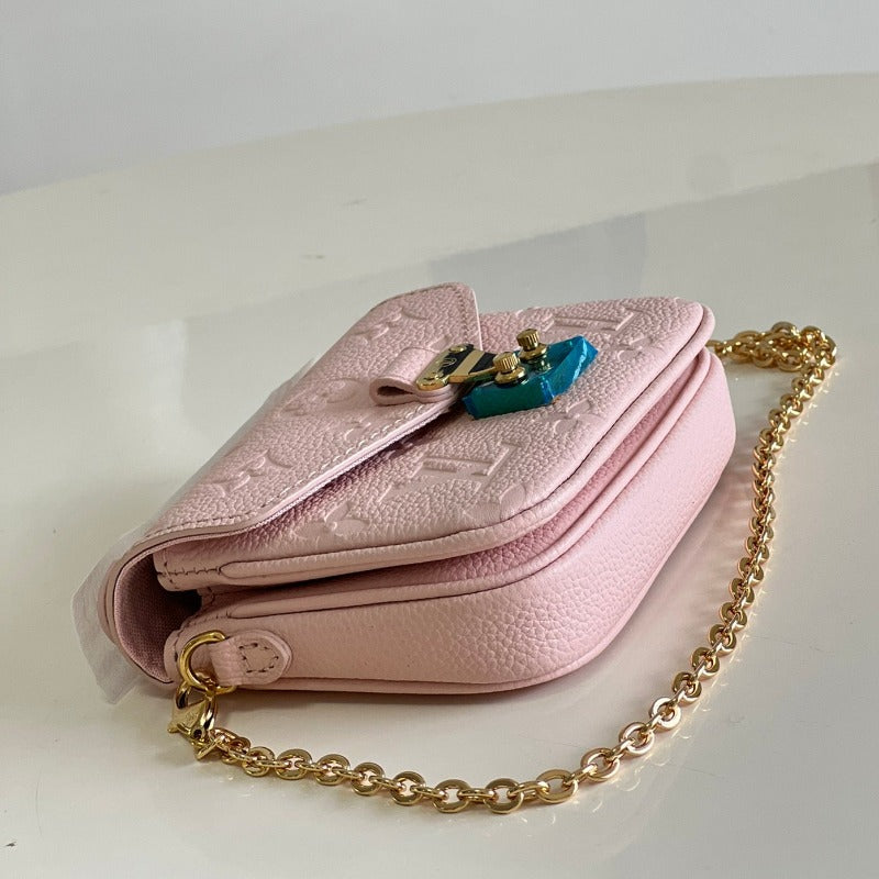 Sneakerhill - Mini Pochette Métis Monogram Bag Pink - sneakerhillcom