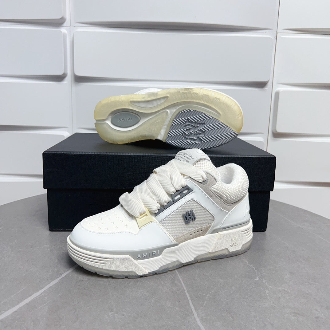 AMR MA-1 White and Grey Sneakers-130 - sneakerhillcom