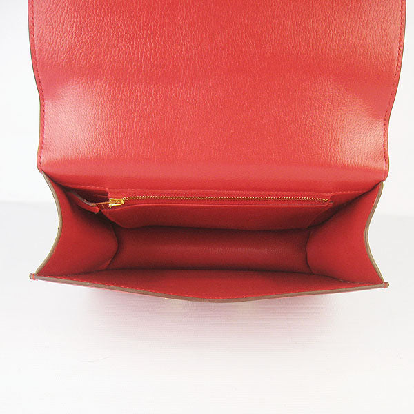 Constance Cowskin Leather Bag H017 red golden Kilta bags