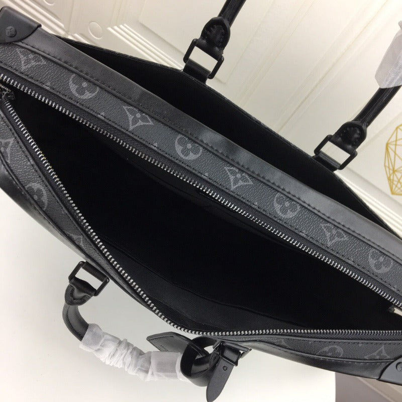 Sneakerhill - Monogram Trunk Laptop Briefcase - sneakerhillcom