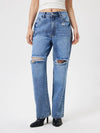 Distressed Jeans with Pockets Trendsi