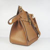 Leather Shoulder bag H6508 light coffee golden Kilta bags