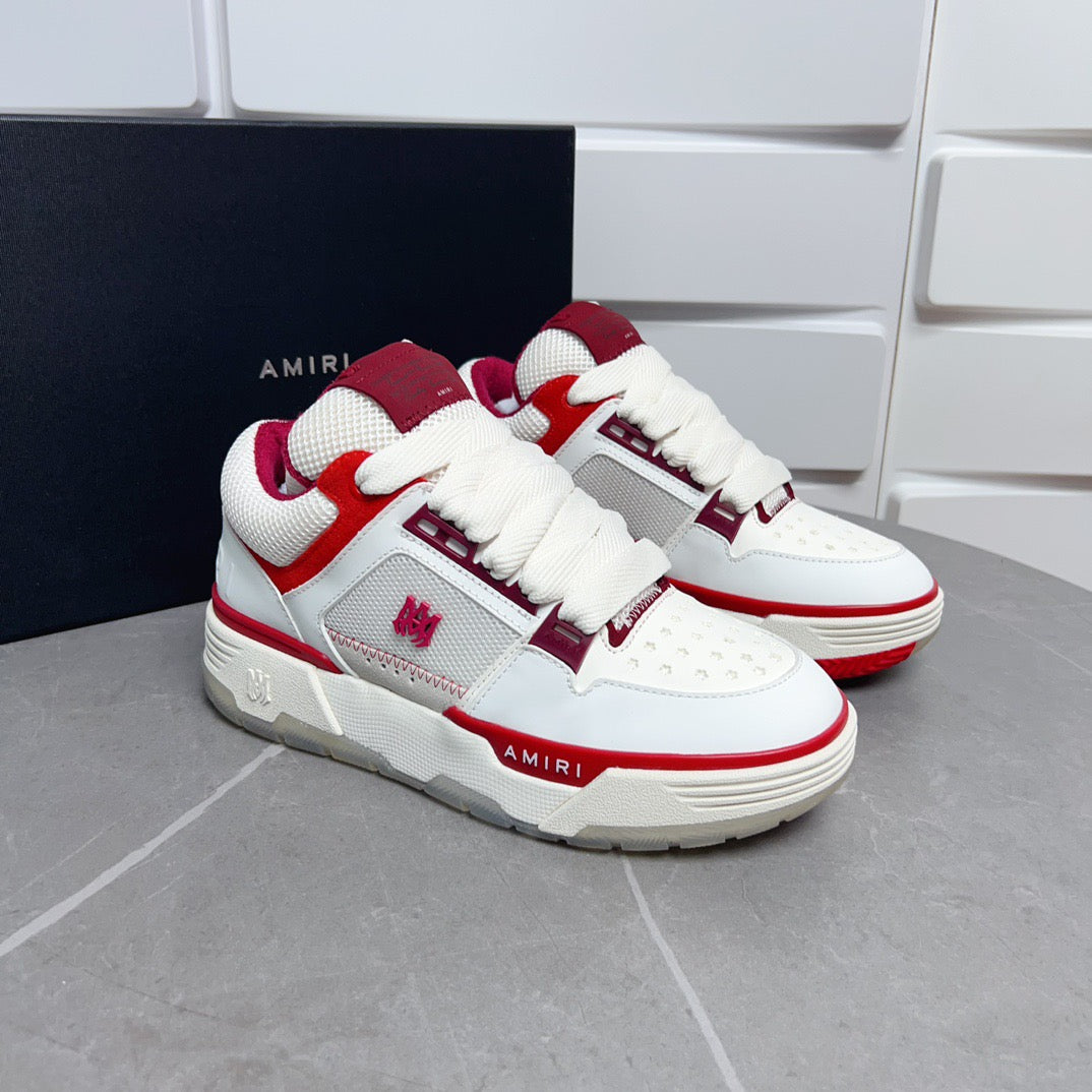 AMR MA-1  White and Red Sneakers-133 - sneakerhillcom