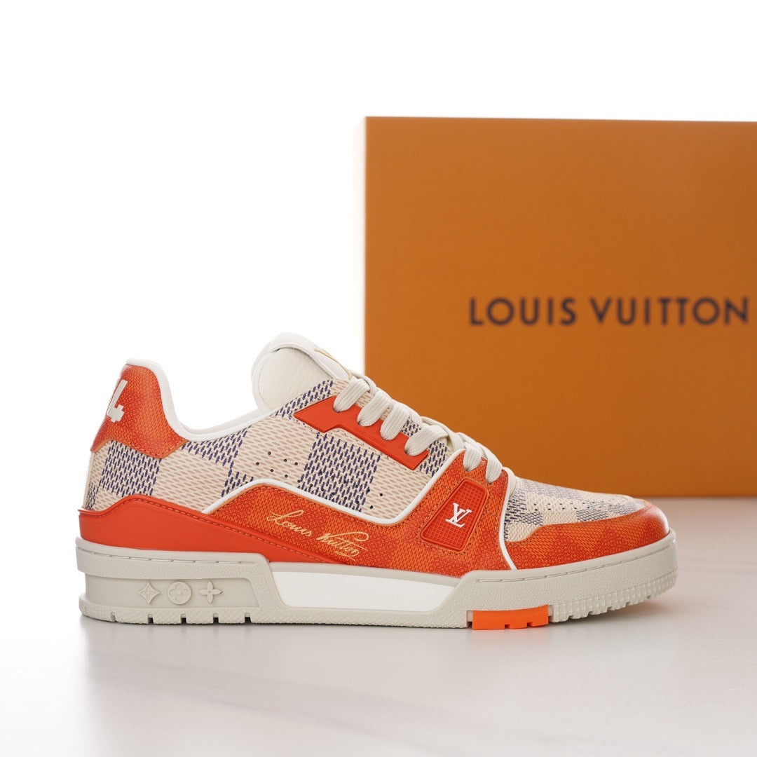 LUV Trainer Orange Sneakers-105 - sneakerhillcom