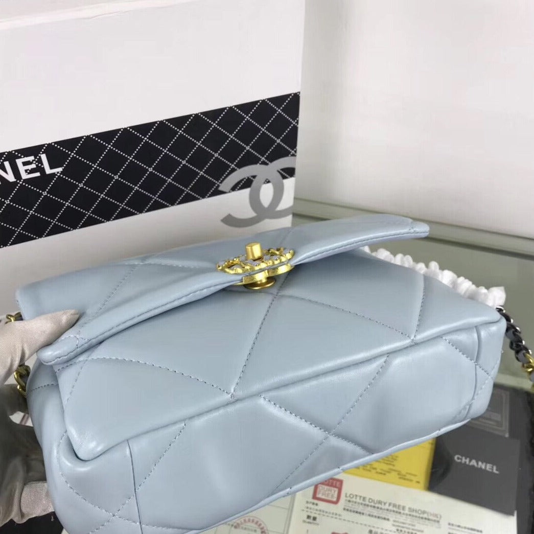 Sneakerhill - Flap Bag Light Blue - sneakerhillcom