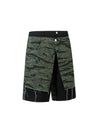 Sneakerhill High Street Patchwork Camouflage Contrast Denim Jorts