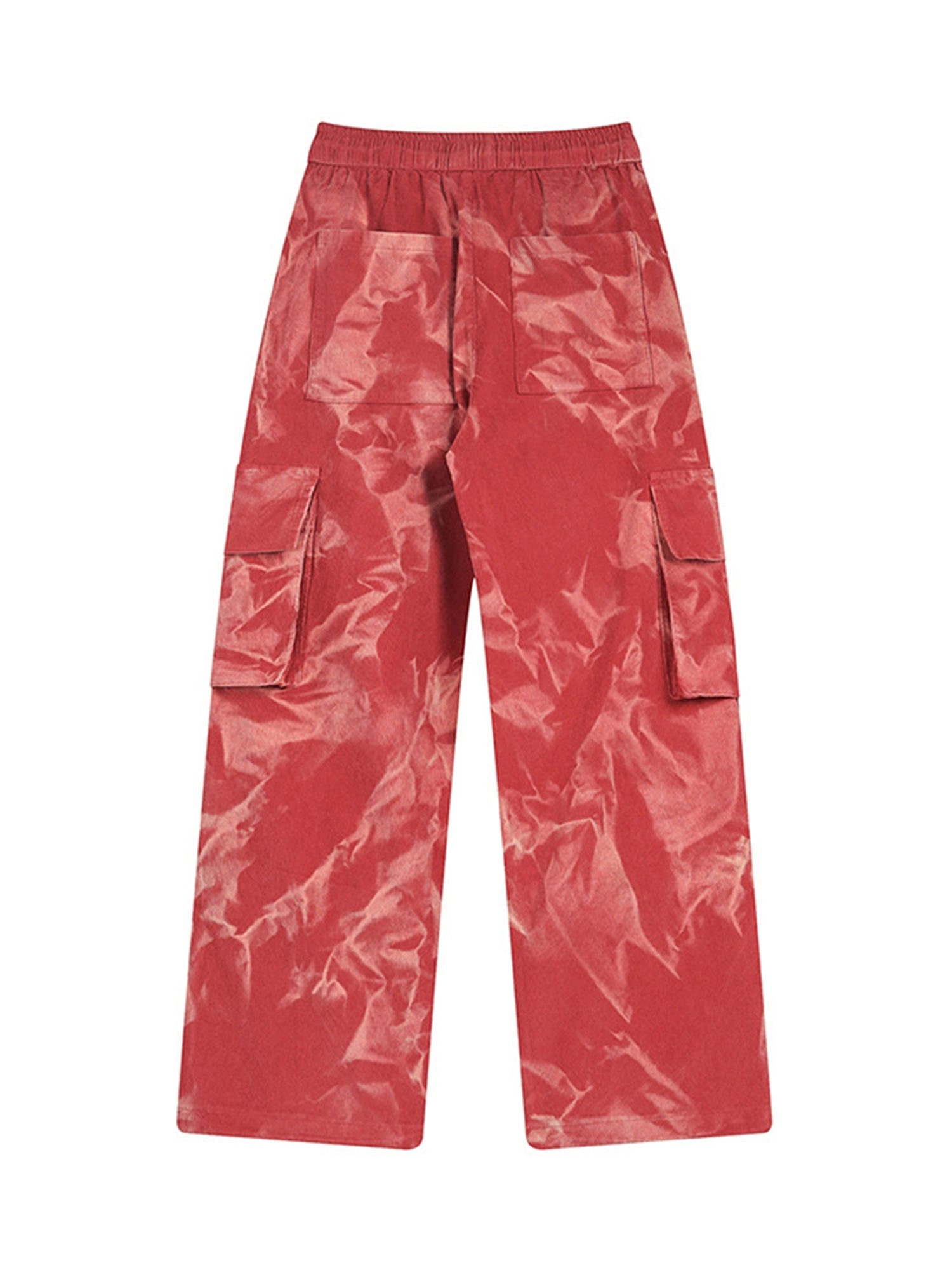 Sneakerhill Tie-Dye Corduroy Multi-Pocket Pants - 1880 SP231228K62P