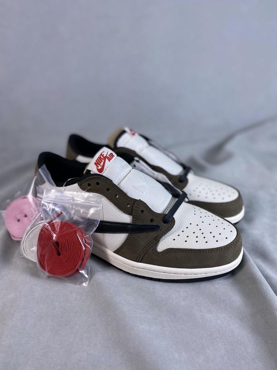 Custom Fragment x Travis Scott x Air Jordan 1 Low CQ4277-990 luxurysteps