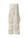 Sneakerhill Multi-Pocket Casual Cargo Pants