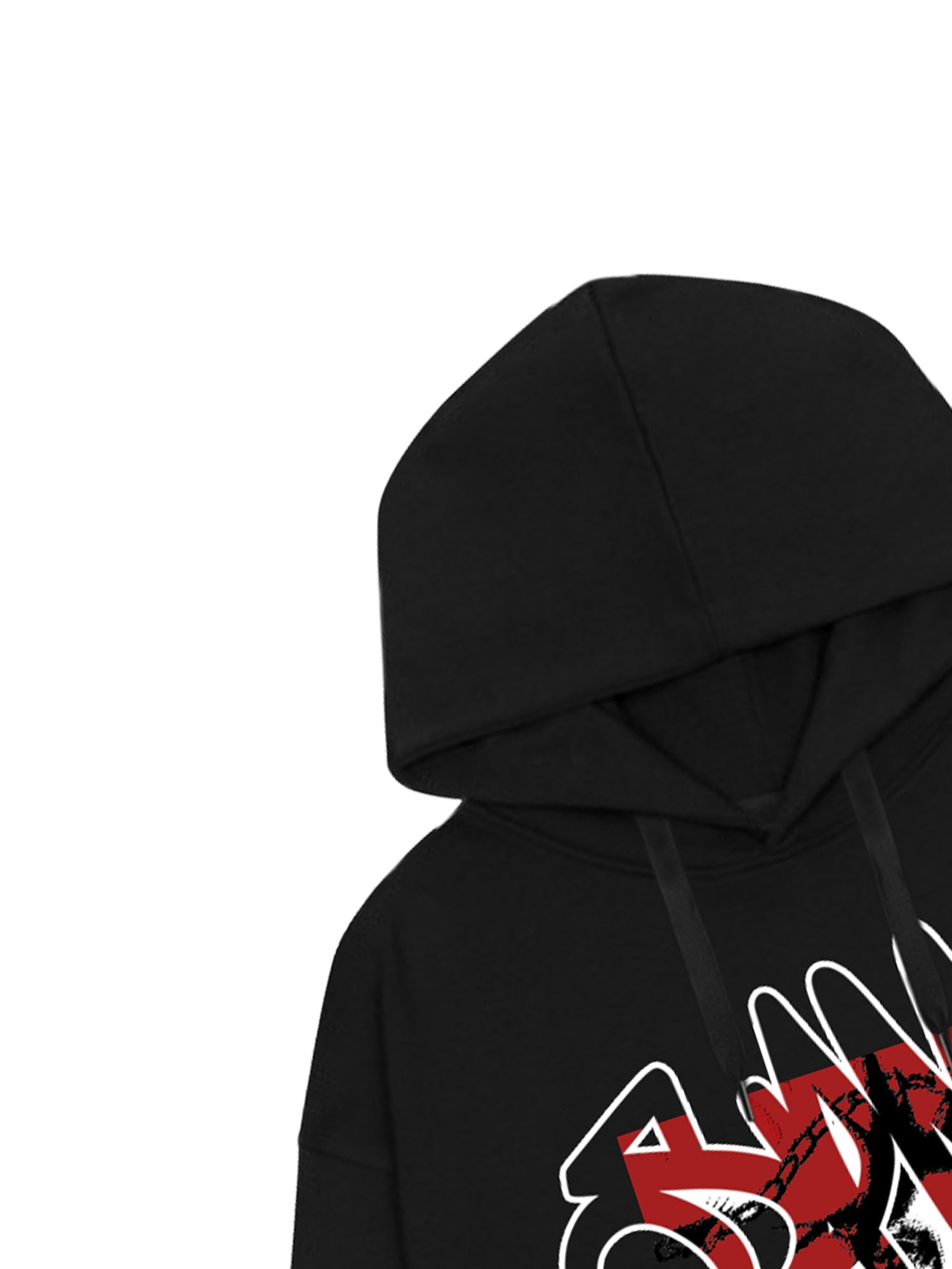 Sneakerhill High Street Hip-Hop Print Hoodie