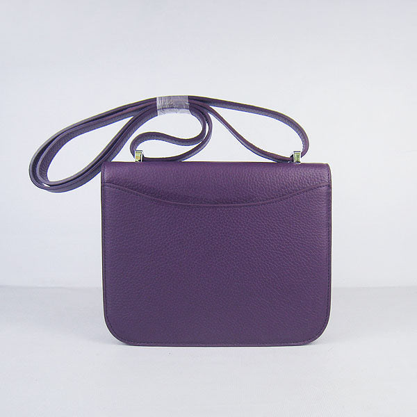 Constance Cowskin Leather Bag H017 purple silver Kilta bags