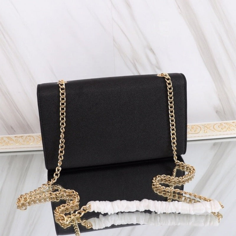 Sneakerhill - Medium Kate Tassel Bag With Chain Black - sneakerhillcom