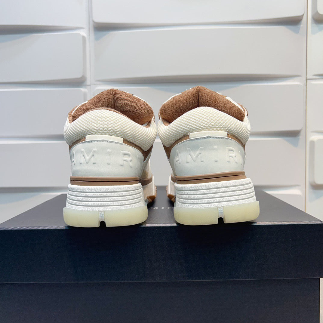 AMR MA-1 Brown and White Sneakers-137 - sneakerhillcom