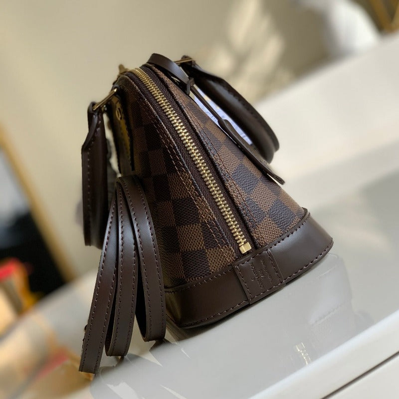 Sneakerhill - Alma BB Monogram  Bag Brown - sneakerhillcom