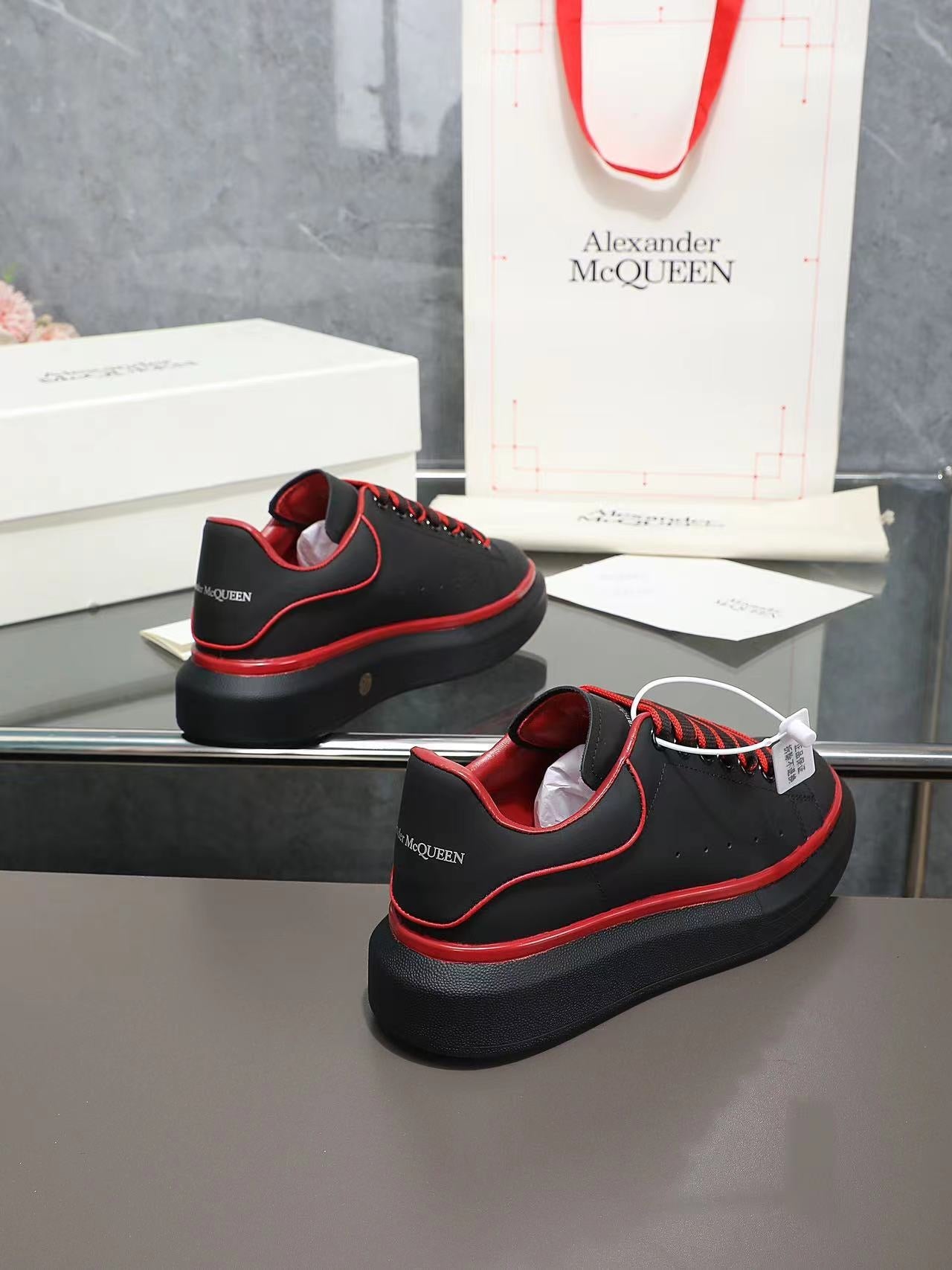 ALMC Oversized Black and Red Sneakers-036 - sneakerhillcom