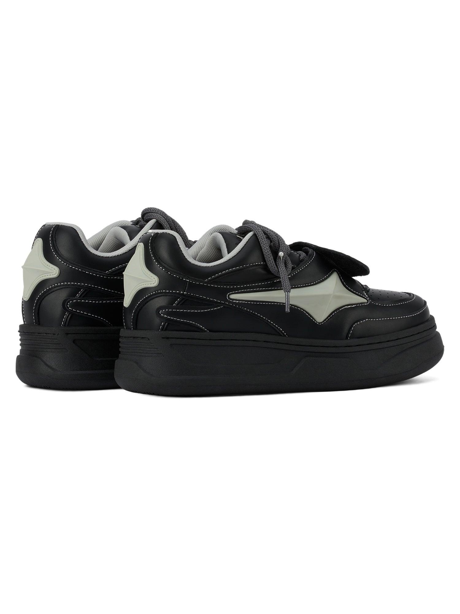 Sneakerhill Couple Design Four Pointed Star Sneakers - 2038 - sneakerhillcom