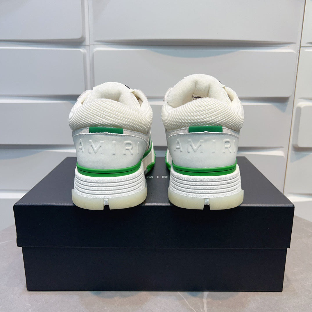 AMR MA-1 Green and White Sneakers-138 - sneakerhillcom