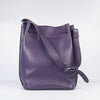 Nappa Leather Shoulder Bag H2804 purple Silver Kilta bags