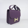 Constance Cowskin Leather Bag H017 purple golden Kilta bags