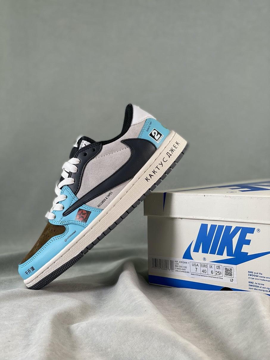 Custom Travis Scott x Air Jordan 1 Low OG SP 'JACKBOYS' DM7866-009 luxurysteps